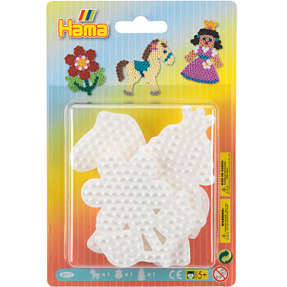 Hama små stiftplader - blomst, hest og prinsesse