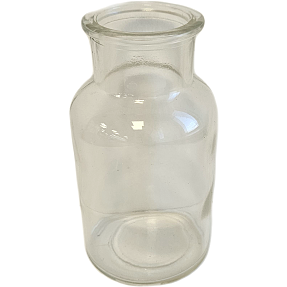 Glasvase H: 12,3 cm - klar