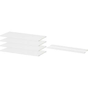 Hoppekids Storey sæt med 4 hylder og 2 støttepinde - 100 cm