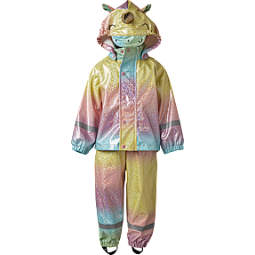 Basecamp børne regnsæt str. 92 - multifarvet