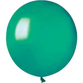 Latexballoner 48 cm 3-pak - metallic mørkegrøn