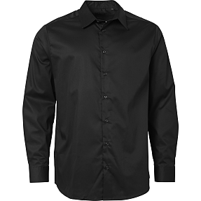 VRS herre regular fit skjorte str. 2XL - sort