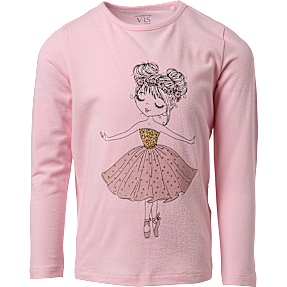 VRS børne bluse str. 134/140 - rosa