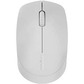 Rapoo M100 Komfortabel lydløs Multi-Mode mus - lysegrå