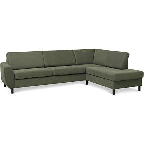 Madrid Nordic højrevendt open-end sofa - grøn
