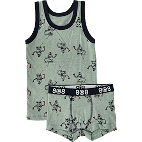808 undertøjssæt str. 6 år - grøn
