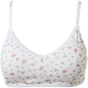 VRS dame BH str. XS - hvid