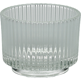 Fyrfadsstage H7,5 cm - Klar