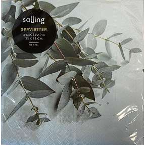 Salling mønstrede servietter 33x33 cm 50-pak