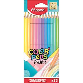 Maped Color'peps Pastel farveblyanter 12-pak
