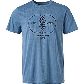 VRS herre T-shirt str. L - blå