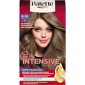 Intensive Creme Coloration permanent hårfarve 8-16 4 Lys Askeblond
