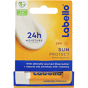 Læbepomade m. sheasmør, vitaminer og olier m. solfaktor 30