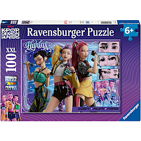 Ravensburger K-Pop Demon Hunters puslespil - 100 brikker