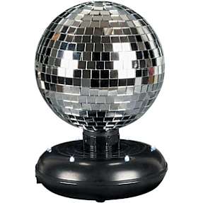 Discokugle med 6 LED lamper