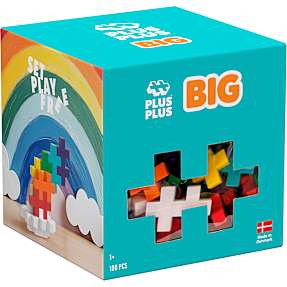 Plus-Plus BIG regnbue - 100 dele