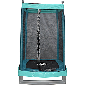 SpinOut mini firkantet trampolin 127x127 cm