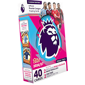 Topps PremierLleague mega tin samlekort - flere varianter - assorteret