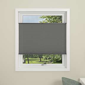 DEBEL Touch Split plisségardin 130 x 160 cm - grå