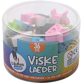 Danpen junior viskelæder 36-pak