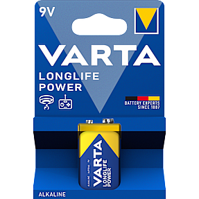 VARTA Longlife Power 9V 1-pak