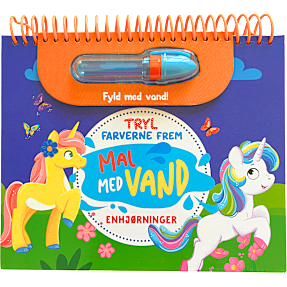 Mal med vand - Enhjørninger