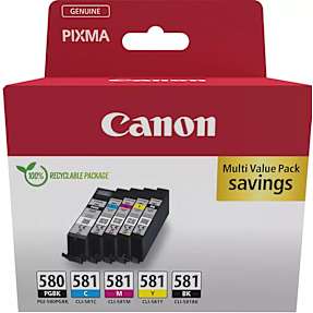 Canon PGI-580/CLI-581 blækpatron - sort/cyan/magenta/gul