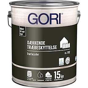 Gori 612 dækkende træbeskyttelse 5 liter - svenskrød
