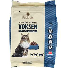 Tørfoder m. fisk og kylling