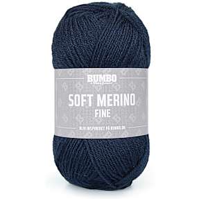 BUMBO Soft Merino Fine Uldgarn - Mørkeblå 1111