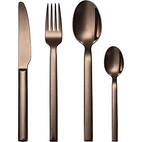 Salling bestiksæt 16 dele - mat bronze