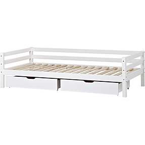Spiloppe juniorseng 90x200 cm - hvid