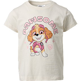 Paw Patrol T-shirt str. 98/104 - hvid