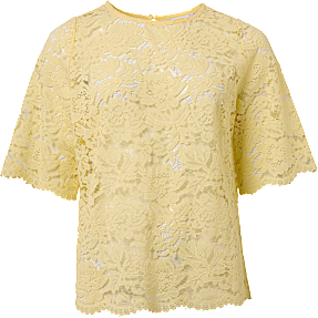 VRS dame blonde top str. XL - gul