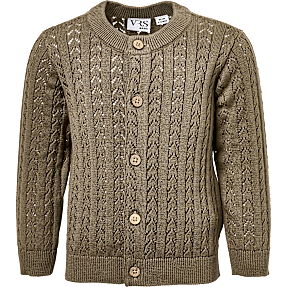VRS baby cardigan str. 62 - brun