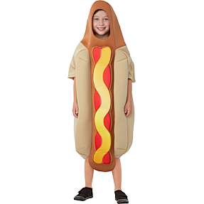 Hotdog kostume - str. 164 cm