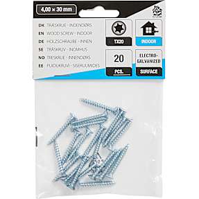 HomeFixer skruer 4.0x30 mm 20 stk