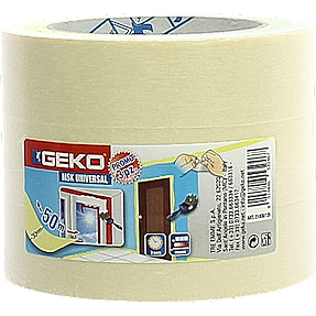 GEKO malertape 50 meter 3-pak