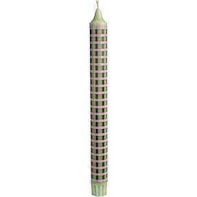 Grafiske stagelys 24 cm  - grøn