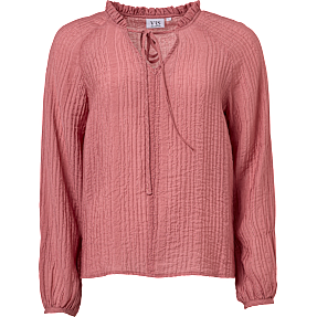 VRS dame bluse med raglan ærmer str. L - rosa