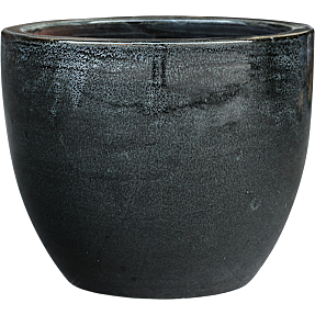 Lido krukke - sort - Ø: 29 x H: 26 cm
