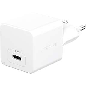 empower by PanzerGlass Turbo 30W oplader - Silver White