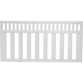 Nordic Fence Tendens forhavehegn - hvid