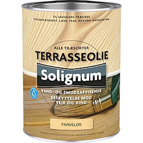 Solignum terrasseolie 2,5 liter - farveløs