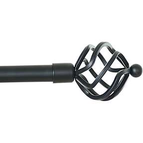 DEBEL Spheric gardinstang 160-300 cm - sort