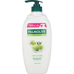 Shower Cream m. oliven og vitamin E m. pumpe