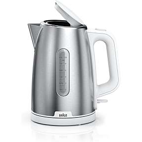 Braun PurShine elkedel WK1500WH 1,7 liter - hvid/sølvfarvet