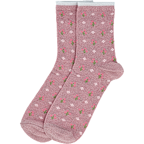 VRS dame glimmerstrømper str. onesize - rosa