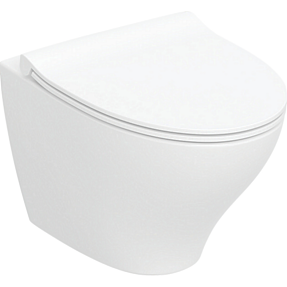 Ifö Modern Style hængetoilet med sæde - hvid