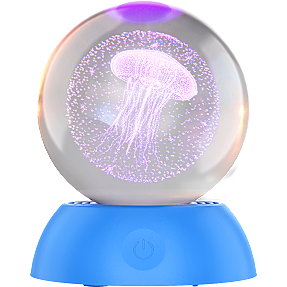 Glaskuglelampe - jellyfish